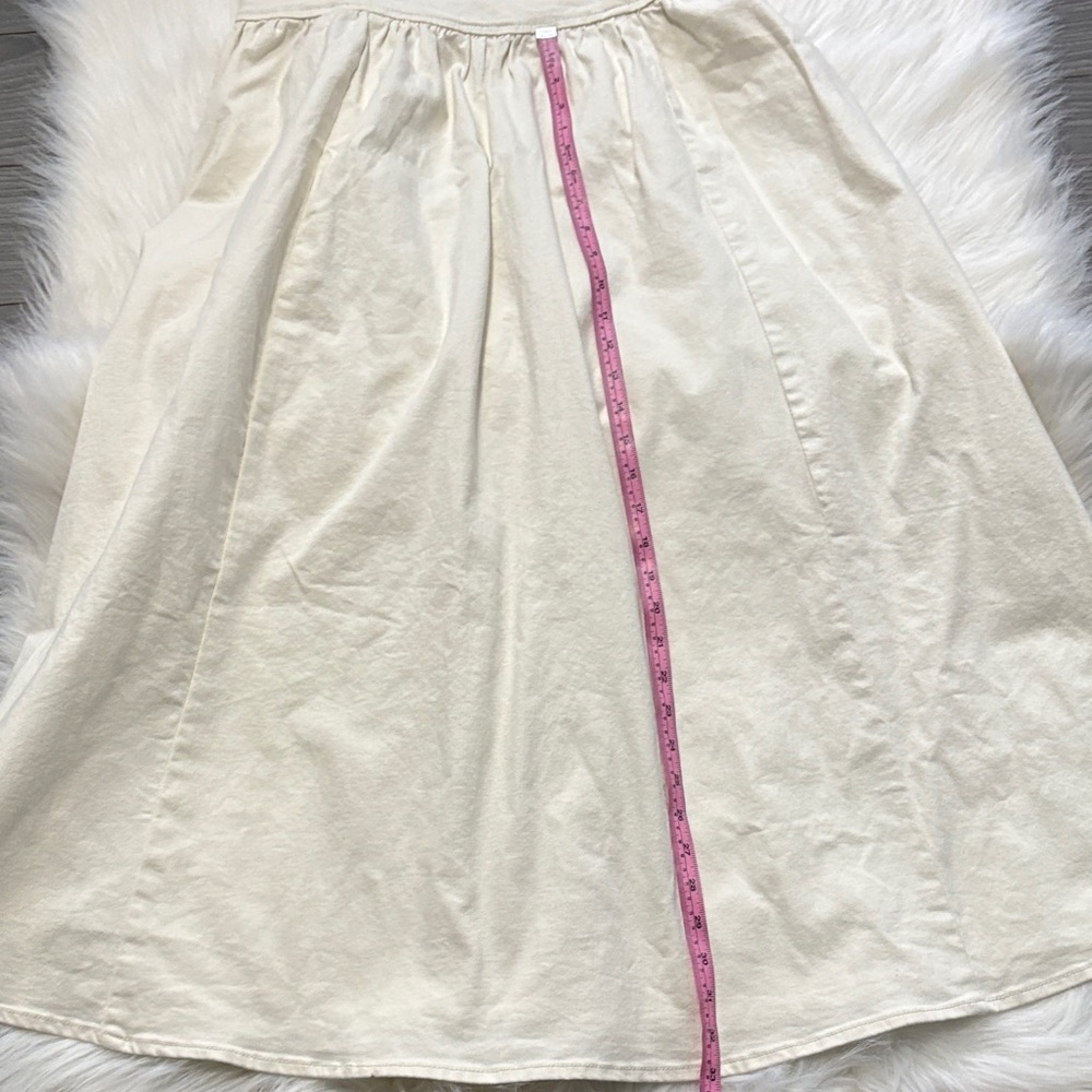 OAK + FORT Strapless Cream Dress - Picture 14 of 16